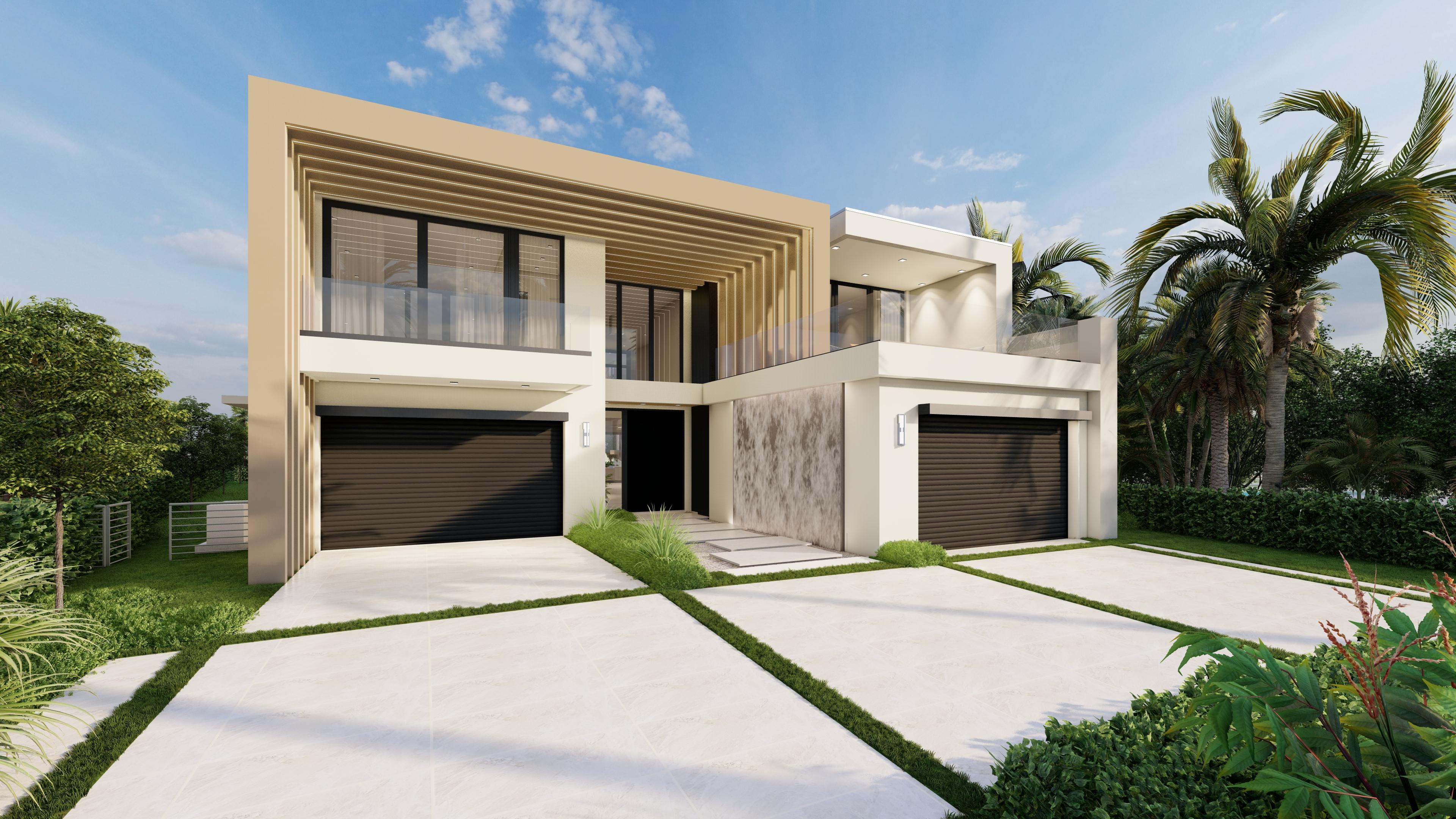 217 Thatch Palm Drive Among New Construction Properties in Royal Palm Yacht & Country Club